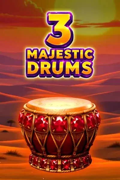 3 Majestic Drums κουλοχέρης — Vox Casino GR